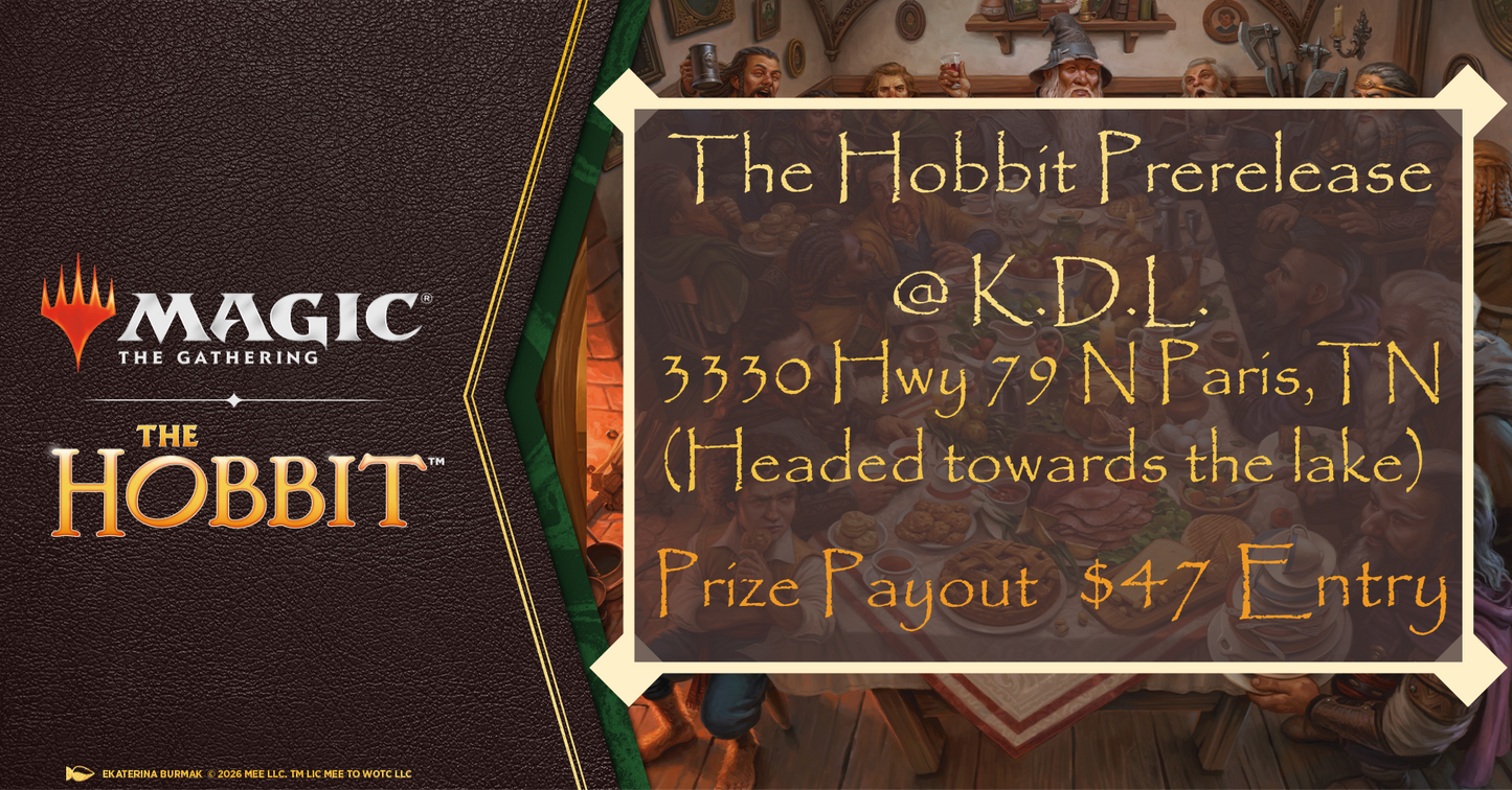 Magic the Gathering The Hobbit Friday Prerelease